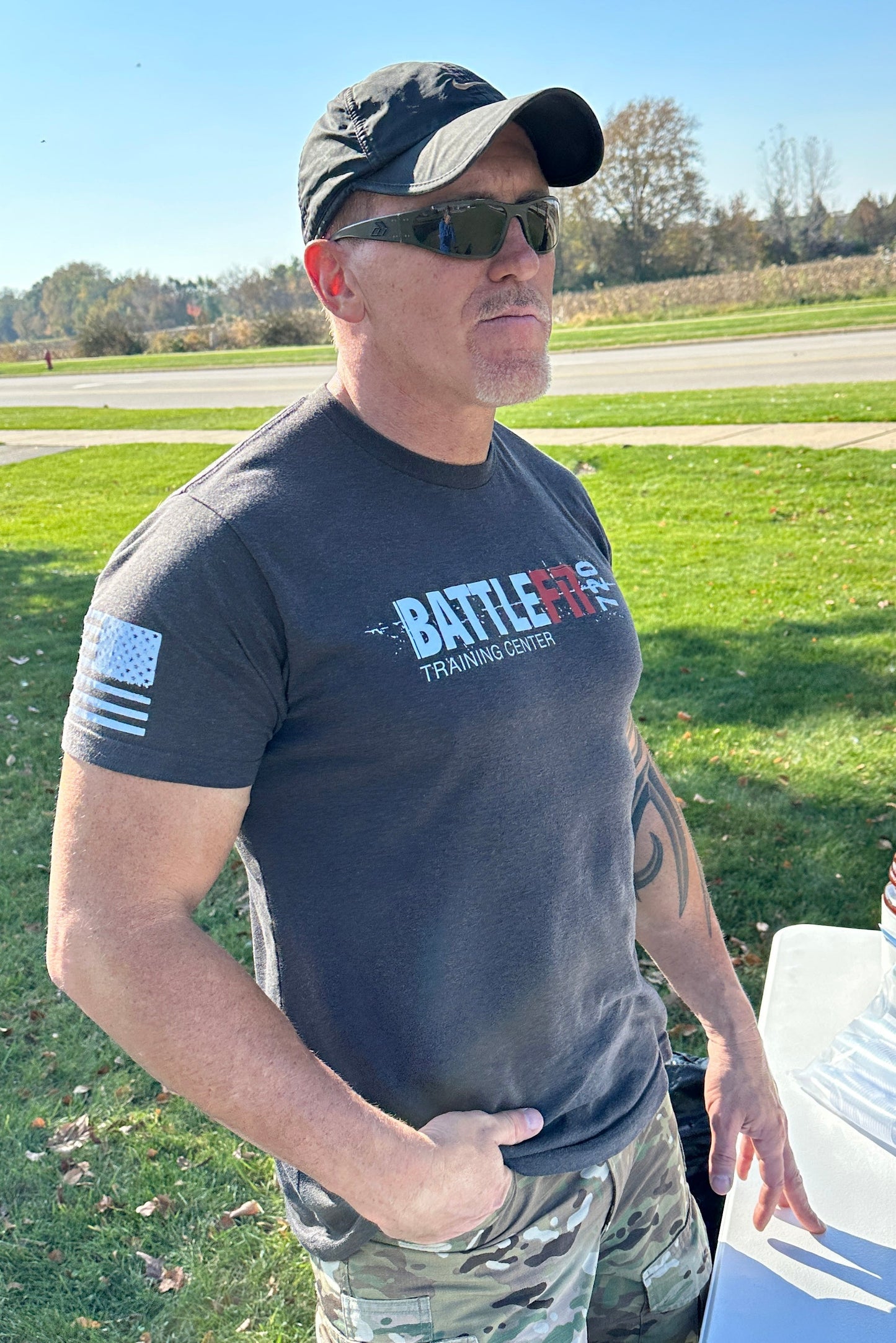 BattleFit 720 Crew Tee Military Green