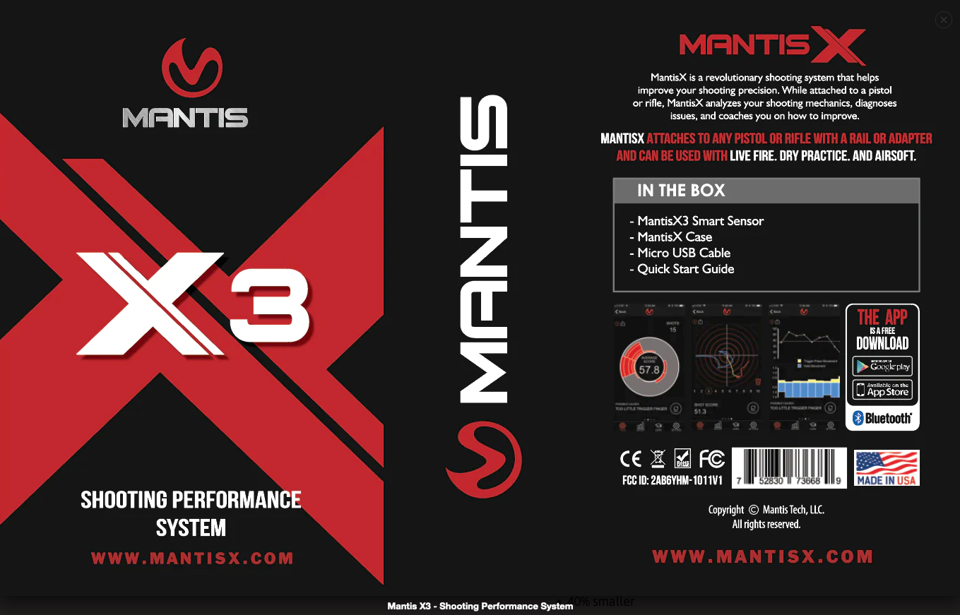 Mantis X3 - Shooting Performance System