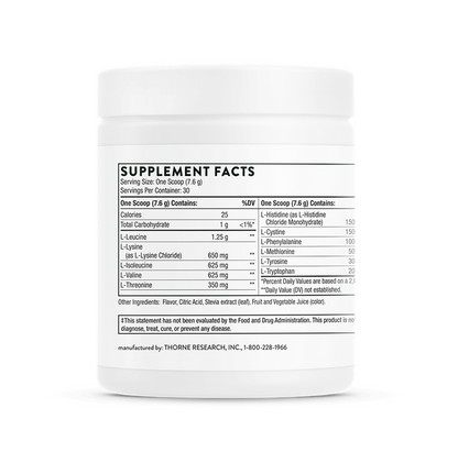 Thorne BCAA  *Berry & Lemon