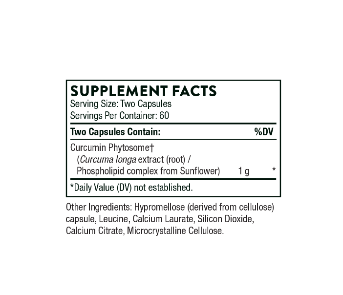 Curcumin Phytosome Thorne