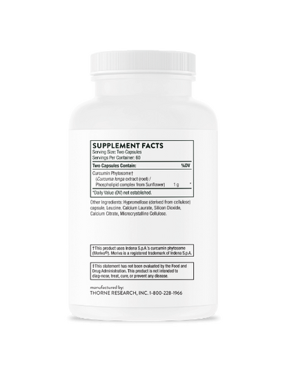 Curcumin Phytosome Thorne