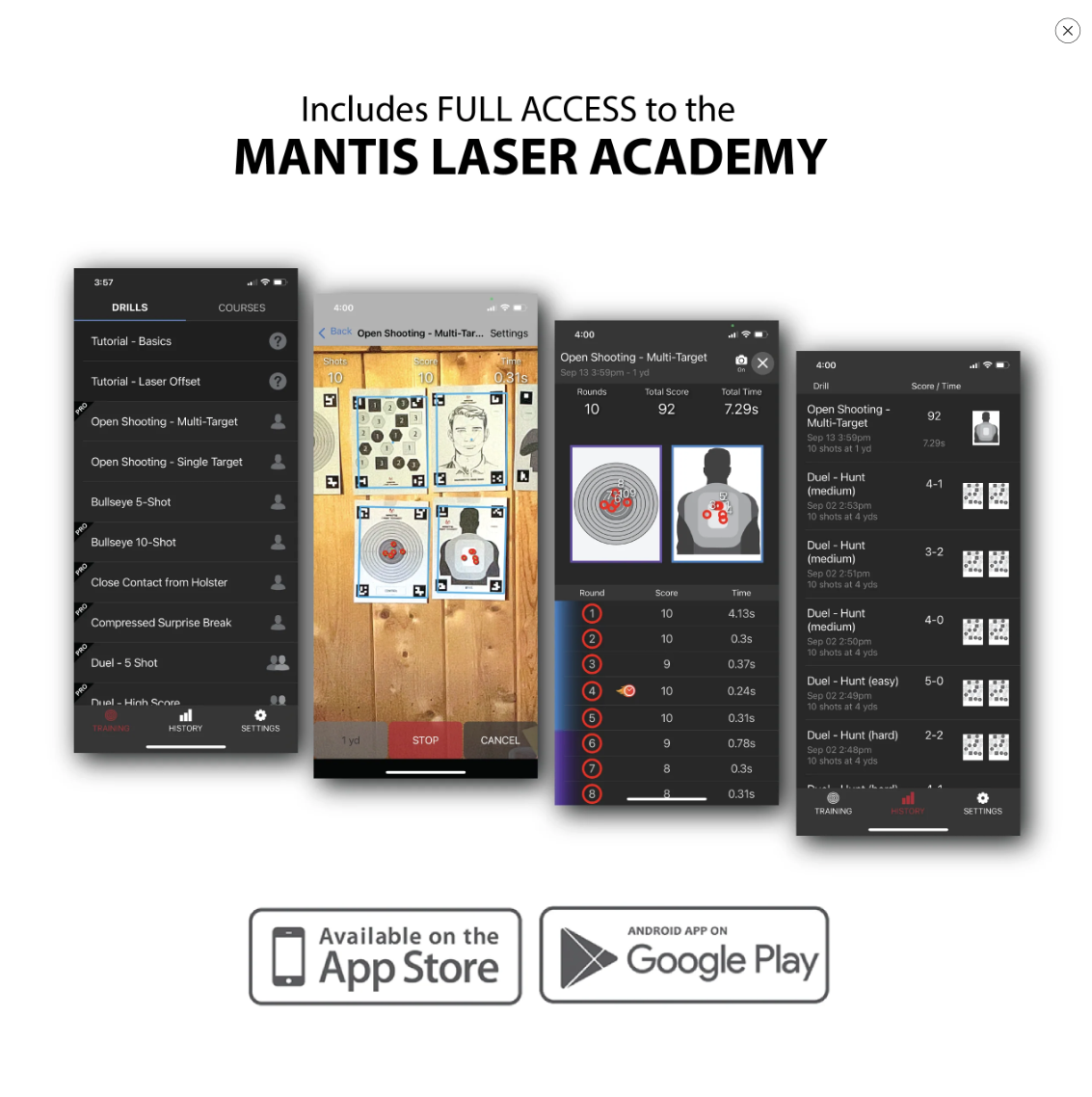 MANTIS LASER ACADEMY TRAINING KIT - STANDARD