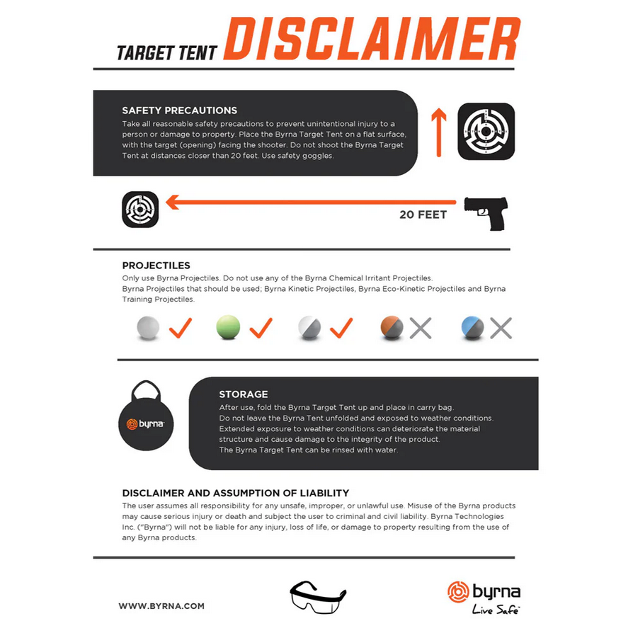 Byrna Foldable Target Trap