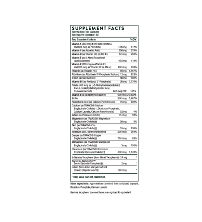 Basic Nutrients 2/Day - NSF Certified for Sport