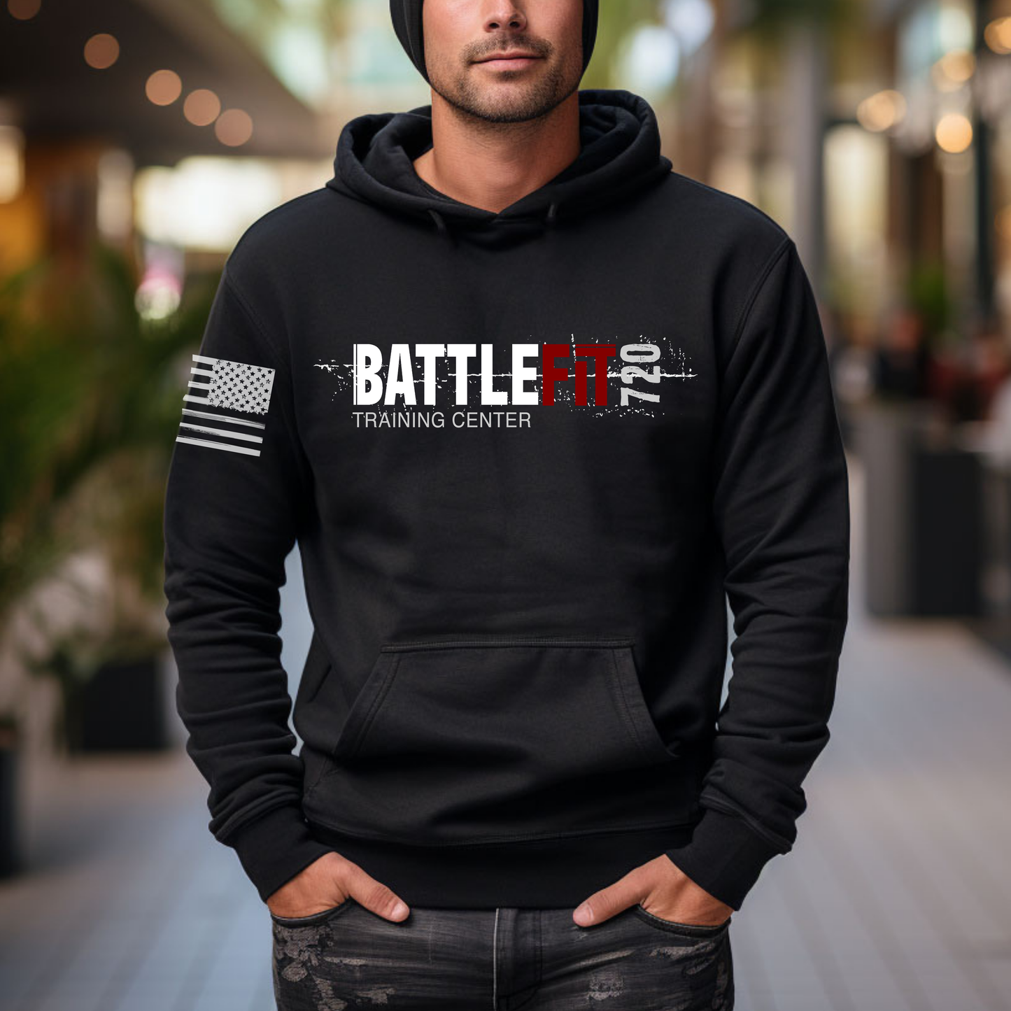 BattleFit 720 Hoodie Sweatshirt Black